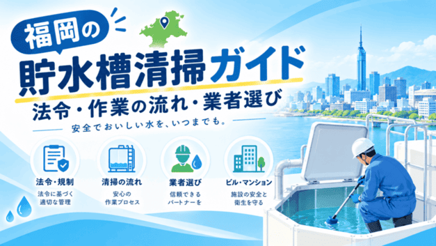 福岡の貯水槽清掃ガイド｜サムメンテナンス